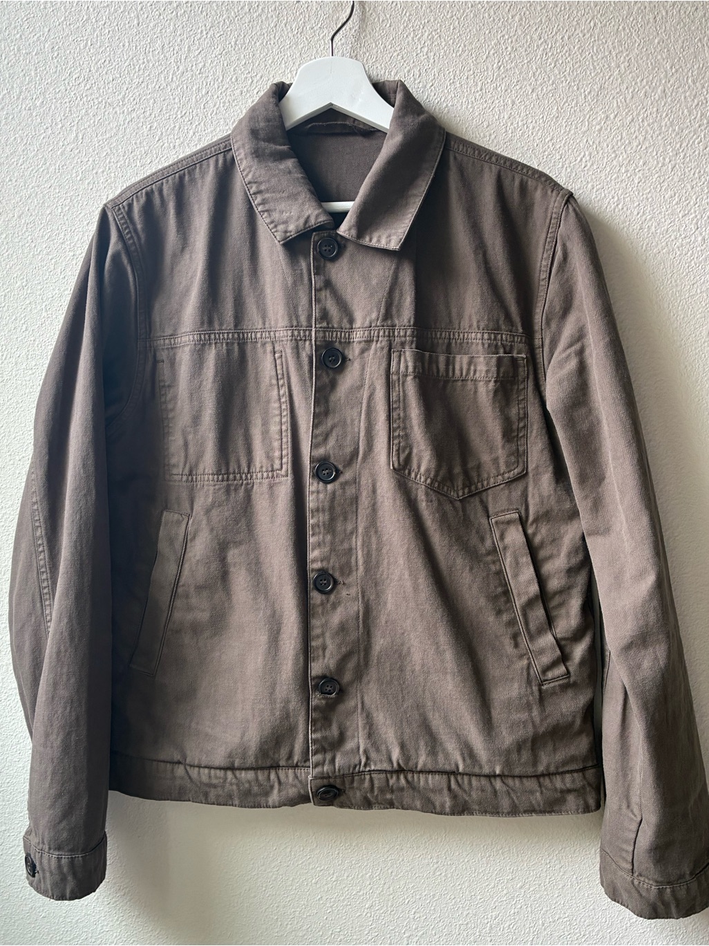 Lafaurie Freddy Cotton Workwear Jacket - Color Truffle (Size:S)
